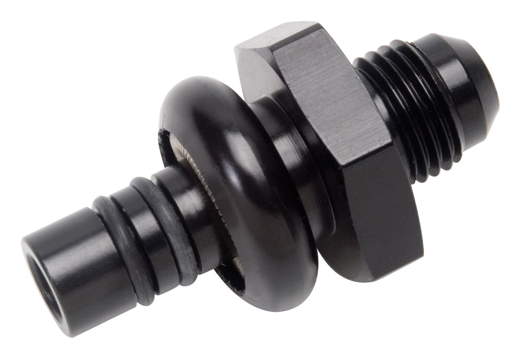 Russell 640883 Ford EFI Fitting; Black; Ford EFI x -8AN; Pressure Side; - Truck Part Superstore
