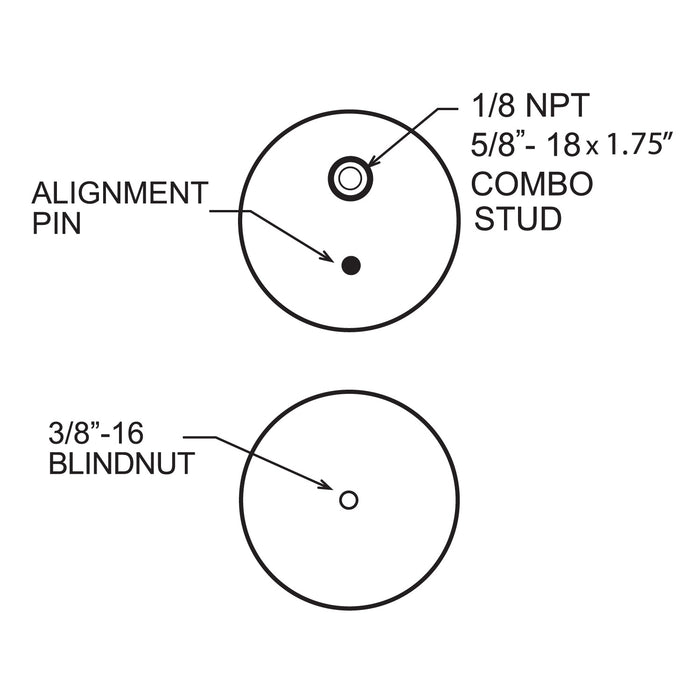 Firestone Ride-Rite 6410 Replacement Bellow; For Use w/Kit PN[2445]; - Truck Part Superstore