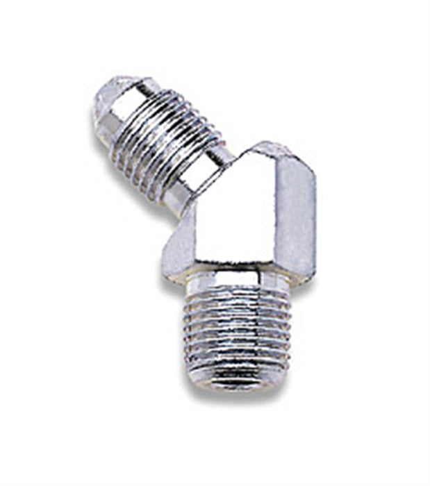 Russell 642931 Brake Adapter Fitting SAE; 1/8 in. NPT Male; 45 degree; -03AN; Endura; - Truck Part Superstore