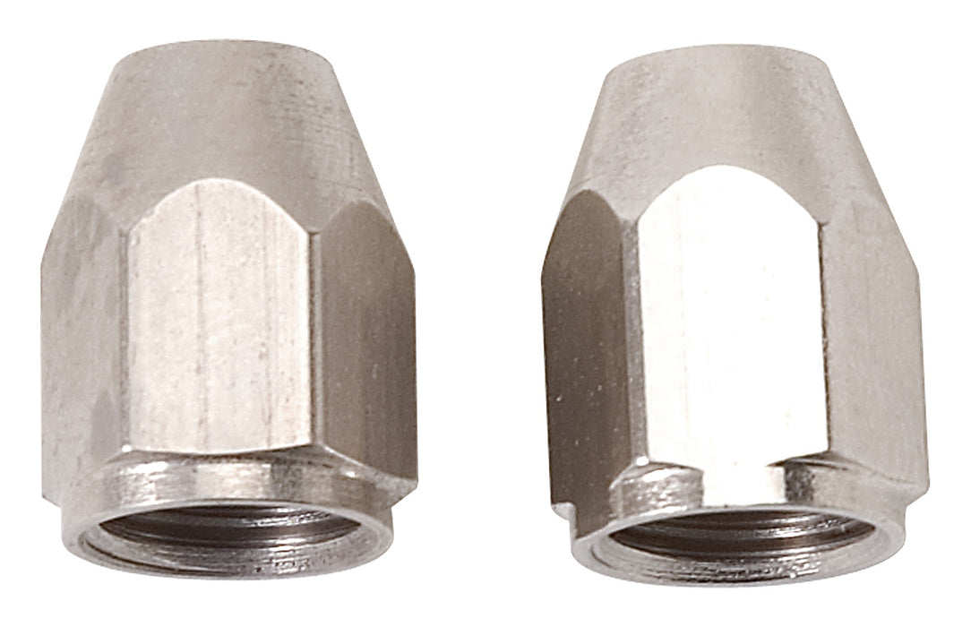 Russell 642941 Tube Nut; Endura; -3AN; w/Integrated Tube Sleeve; 6 pc.; - Truck Part Superstore