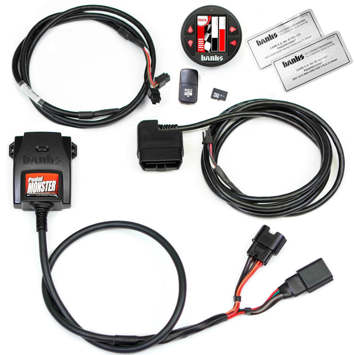Banks Power 64313-C PedalMonster® Kit; w/Banks iDash 1.8 DataMonster; Molex MX64; 6 Way; - Truck Part Superstore