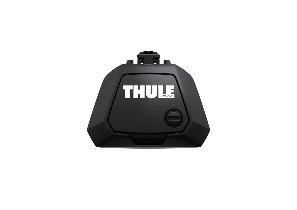 Thule 710405 Evo Raised Rail Foot Pack; Black; Maximum load 220 lb.; - Truck Part Superstore