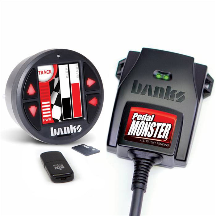 Banks Power 64323 PedalMonster® Kit; w/Banks iDash 1.8 DataMonster; Aptiv GT 150; 6 Way; - Truck Part Superstore