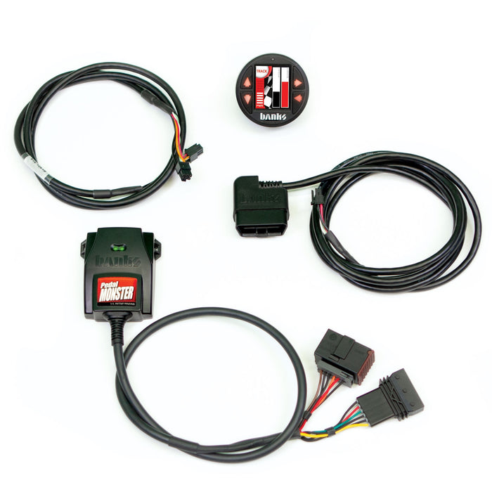 Banks Power 64332 PedalMonster® Kit; w/Banks iDash 1.8 SuperGauge; TE Connectivity MT2; 6 Way; - Truck Part Superstore