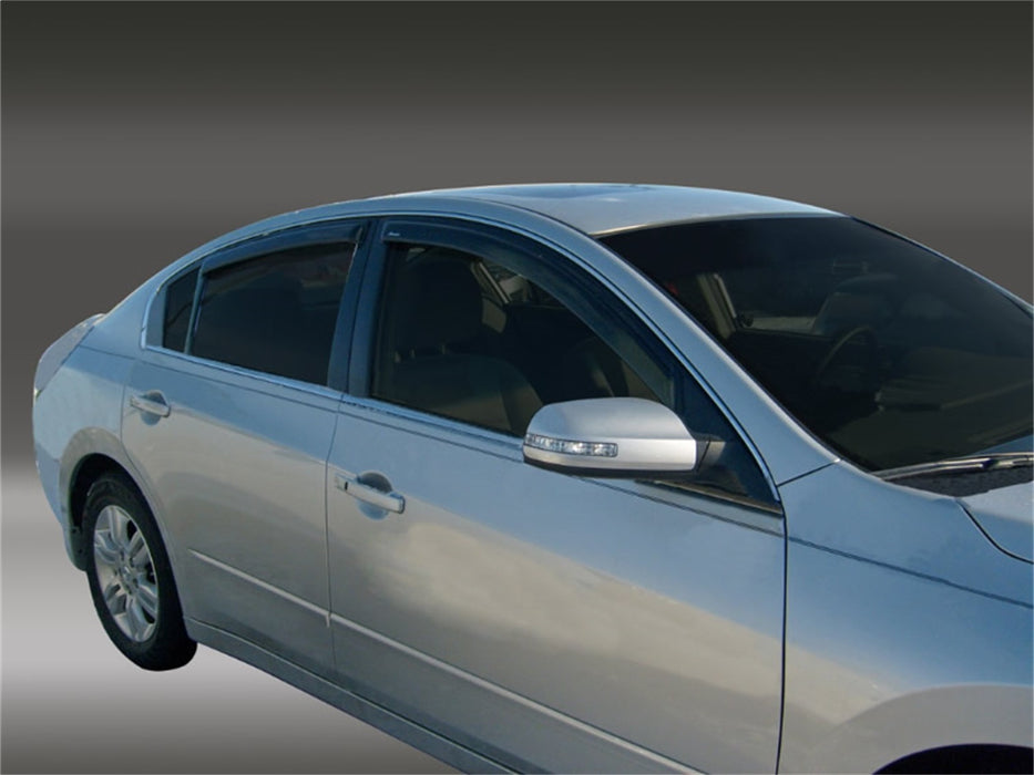 Stampede 6436-2 Tape-Onz™ Sidewind Deflector 4 pc.; Smoke; - Truck Part Superstore