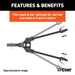 CURT 17499 TruTrack 4P Weight Distribution Hitch with 4x Sway Control; 5-8K - Truck Part Superstore