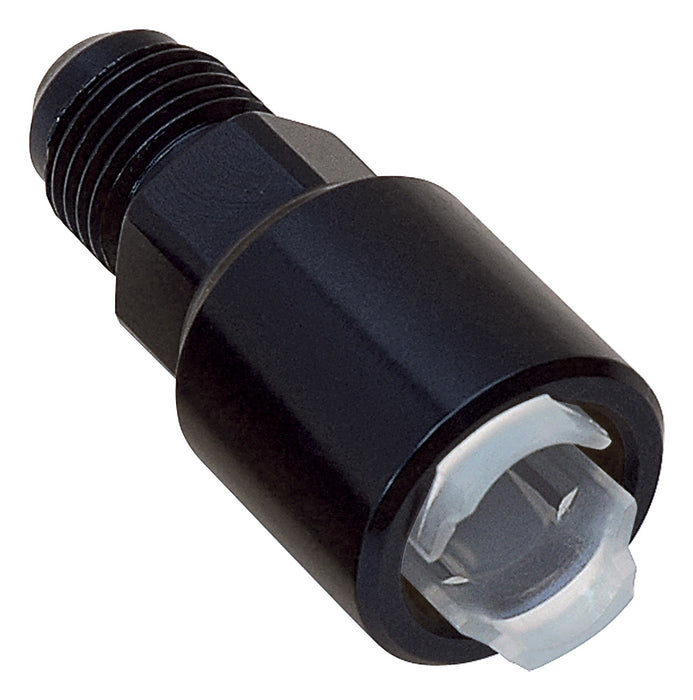 Russell 644003 Straight Swivel Coupler Adapter; Black; -8AN; [Available While Supplies Last]; - Truck Part Superstore