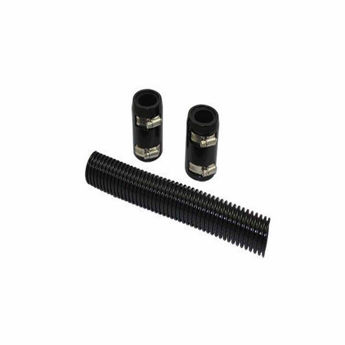 SpeedFx 6451 Black Stainless Steel 12 Inch Length Includes Alum Caps - Truck Part Superstore