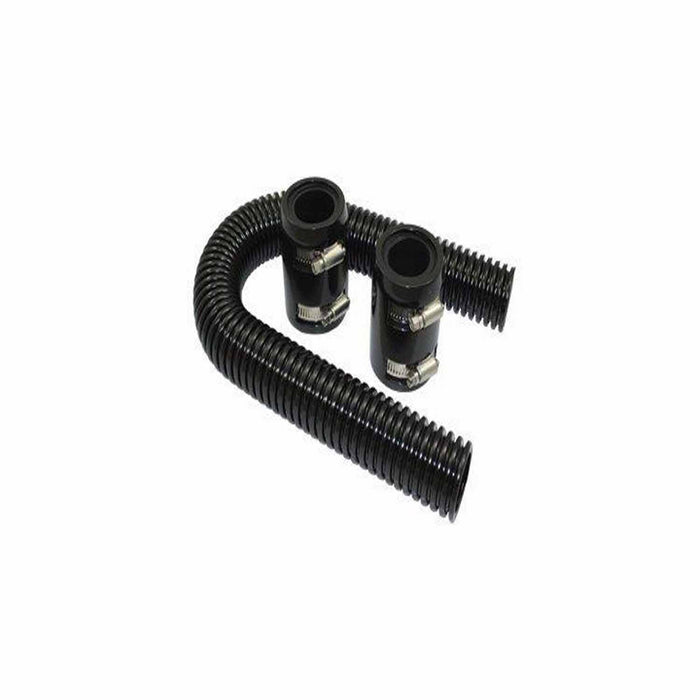 SpeedFx 6452 Black Stainless Steel 24 Inch Length Includes Alum Caps - Truck Part Superstore
