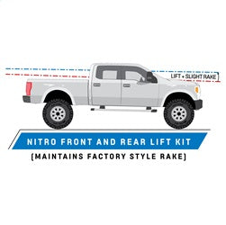 Pro Comp Suspension 64660K Nitro 2.5 Inch Leveling Lift Kit 05-11 Frontier/Xterra Pro Comp Suspension - Truck Part Superstore