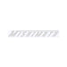 Mishimoto MMPROMO-STK-SSM Small Silver Mishimoto Decal, 1.5 x 10 - Truck Part Superstore