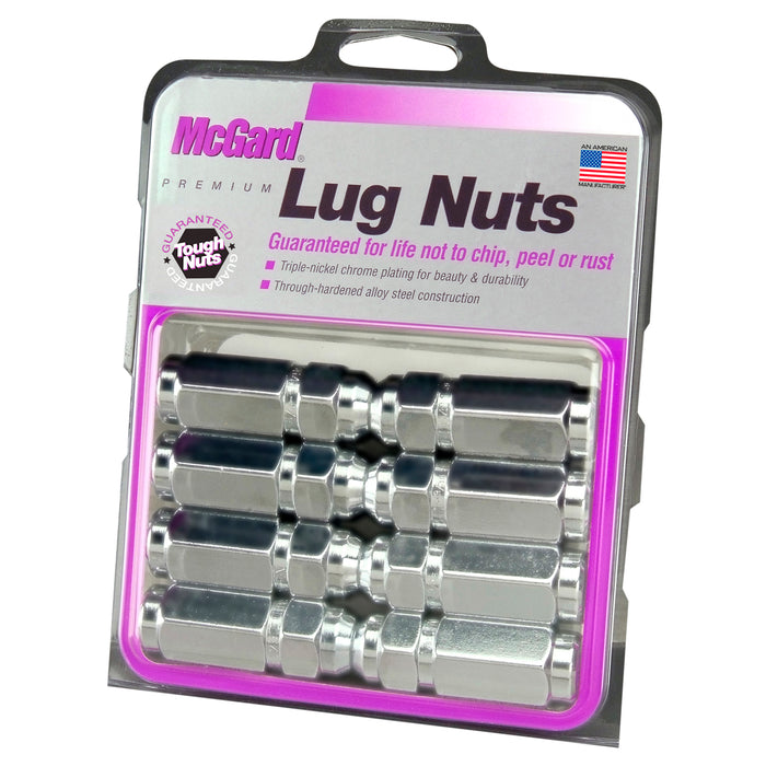 McGard 64805 Chrome Cone Seat Style Lug Nut Set (1/2-20 Thread Size) - Set of 8 Lug Nuts - Truck Part Superstore