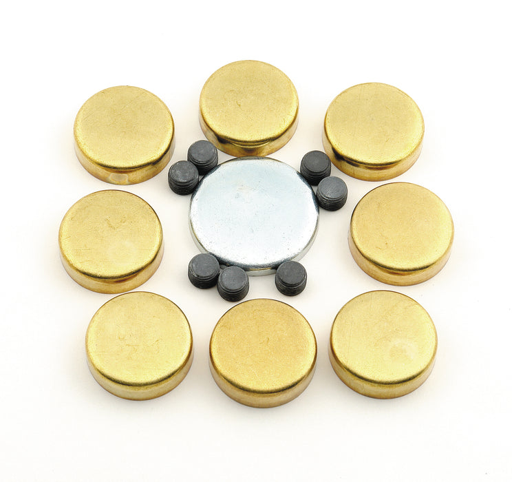 Mr Gasket 6482 Brass Freeze Plug Kit; For Positive Seal Use Teflon Tape Or Pro Pipe Sealant; - Truck Part Superstore