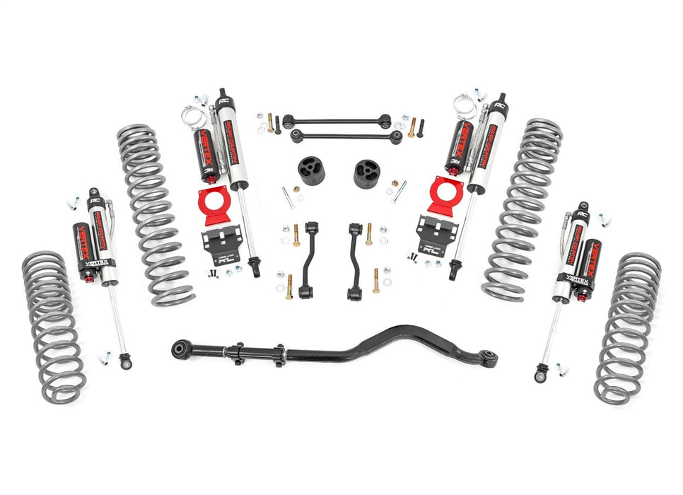 Rough Country 64950 Jeep Gladiator 3.5 Inch Jeep Suspension Lift Kit Coil Springs Vertex Reservoir Shocks For 20-Pres Jeep Gladiator Rough Country - Truck Part Superstore