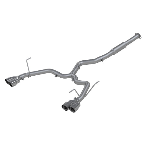 MBRP S4802304 Subaru 3 Inch Cat Back Exhaust System Dual Split Rear-Quad Tips For 11-21 Subaru Impreza WRX Pro Series MBRP - Truck Part Superstore