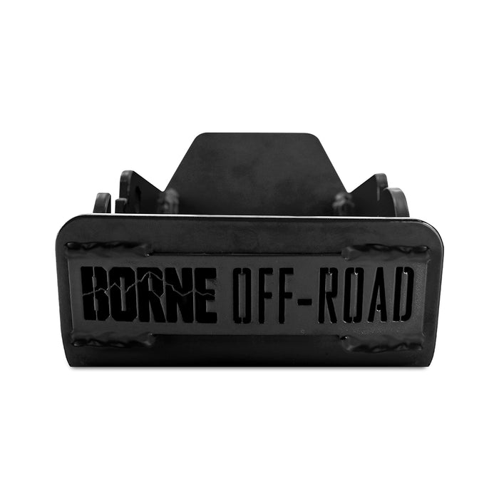 Mishimoto BNSD-BR-21RSBK Borne Off-Road Rear Shock Skid Plates, Fits 2021+ Ford Bronco, Black - Truck Part Superstore