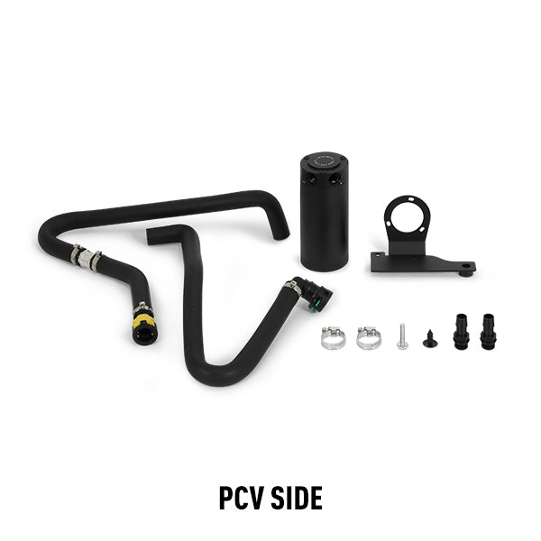 Mishimoto MMBCC-F35T-11SBE Baffled Oil Catch Can, fits Ford F-150 3.5L EcoBoost 2011-2014 - Truck Part Superstore