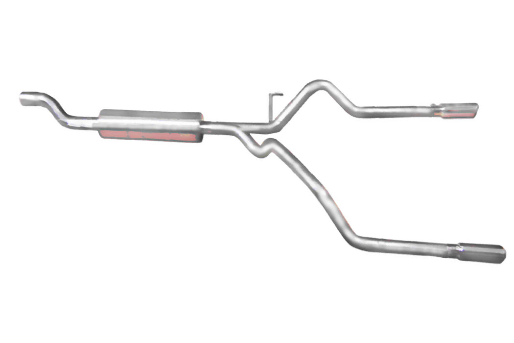 Gibson Performance Exhaust 6502 Cat-Back Dual Split Exhaust System; Aluminized - Truck Part Superstore