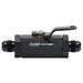 Russell 650633 Shutoff Valve; -6AN Male; Can Be Used For Fuel Or Water; Black Finish; - Truck Part Superstore