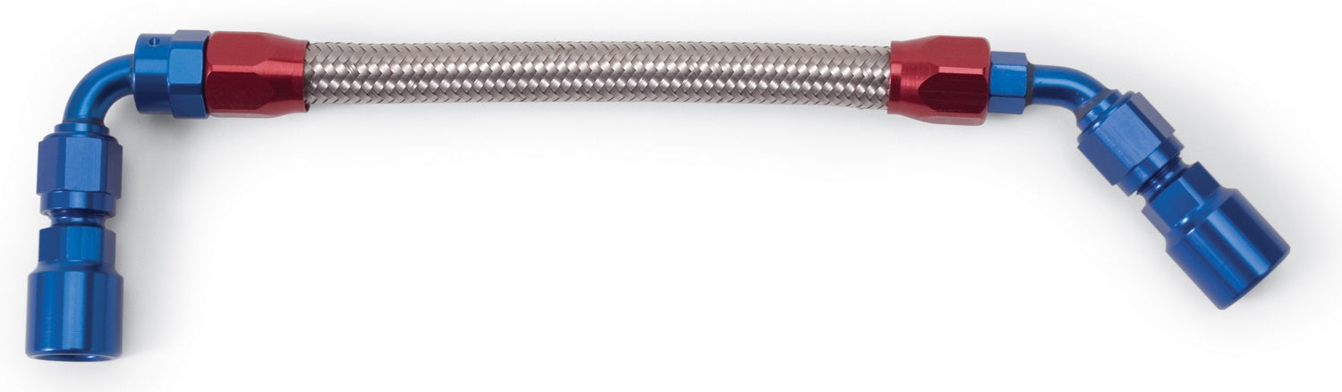 Russell 651108 Fuel Hose Kit; w/Stainless Steel Braided Hoses and Anodized Aluminum Hose Ends; - Truck Part Superstore