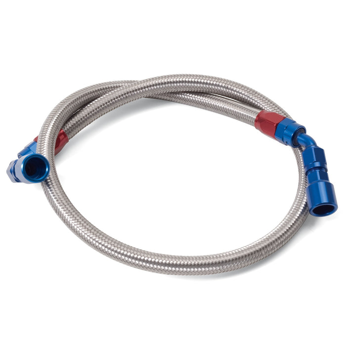 Russell 651110 Fuel Hose Kit; w/Stainless Steel Braided Hoses and Anodized Aluminum Hose Ends; - Truck Part Superstore