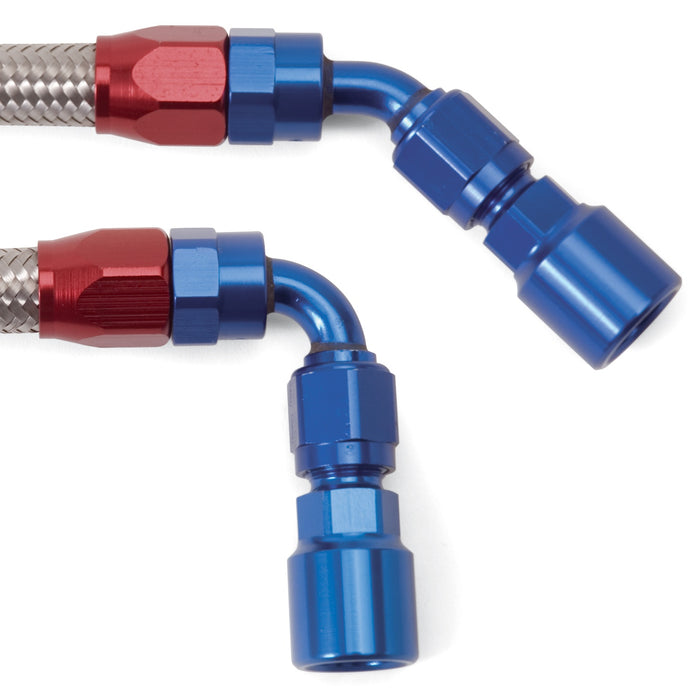Russell 651110 Fuel Hose Kit; w/Stainless Steel Braided Hoses and Anodized Aluminum Hose Ends; - Truck Part Superstore