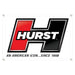 Hurst 651416 Hurst Banner; 34 in. x 48 in. Hurst Logo Banner w/Sewn In Perimeter; - Truck Part Superstore