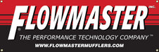 Flowmaster 651703 Banner; Large Flowmaster Banner; 84 in. x 24 in.; Vinyl; Red And Black; - Truck Part Superstore