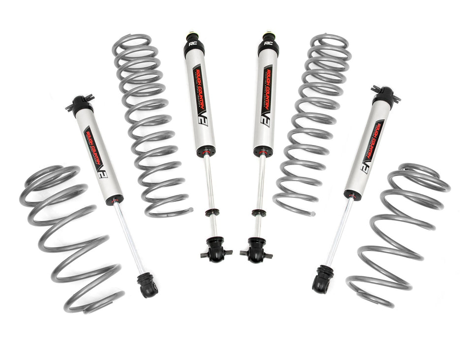 Rough Country 65270 2.5 Inch Jeep Suspension Lift Kit w/V2 Shocks For 4cyl Rough Country - Truck Part Superstore