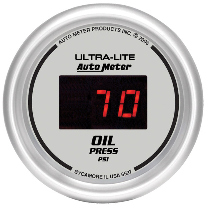 AutoMeter 6500 GAUGE KIT; 5 PC.; 3 3/8in./2 1/16in.; ELEC. SPEEDO.; DIGITAL; SILVER W/RED LED - Truck Part Superstore
