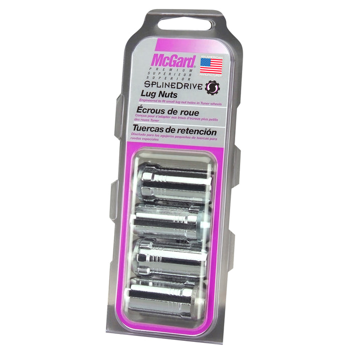 McGard 65315 Tuner Style Cone Seat Lug Nuts - Chrome - Truck Part Superstore