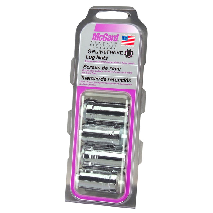 McGard 65340 Tuner Style Cone Seat Lug Nuts-Chrome - Truck Part Superstore