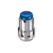 McGard 65354BC Tuner Style Cone Seat Lug Nuts-Chrome w/Blue Caps - Truck Part Superstore