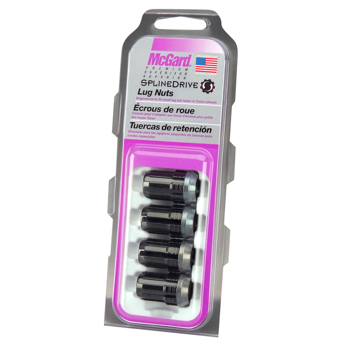 McGard 65354BK Tuner Style Cone Seat Lug Nuts-Black - Truck Part Superstore