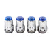 McGard 65357BC Tuner Style Cone Seat Lug Nuts-Chrome w/Blue Caps - Truck Part Superstore