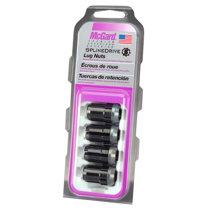 McGard 65357BK Tuner Style Cone Seat Lug Nuts-Black - Truck Part Superstore