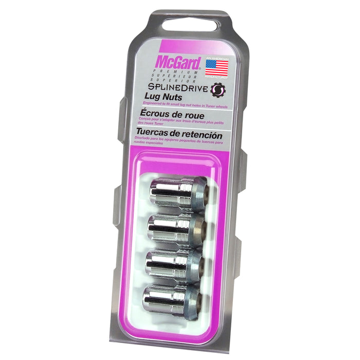 McGard 65357 Tuner Style Cone Seat Lug Nuts-Chrome - Truck Part Superstore