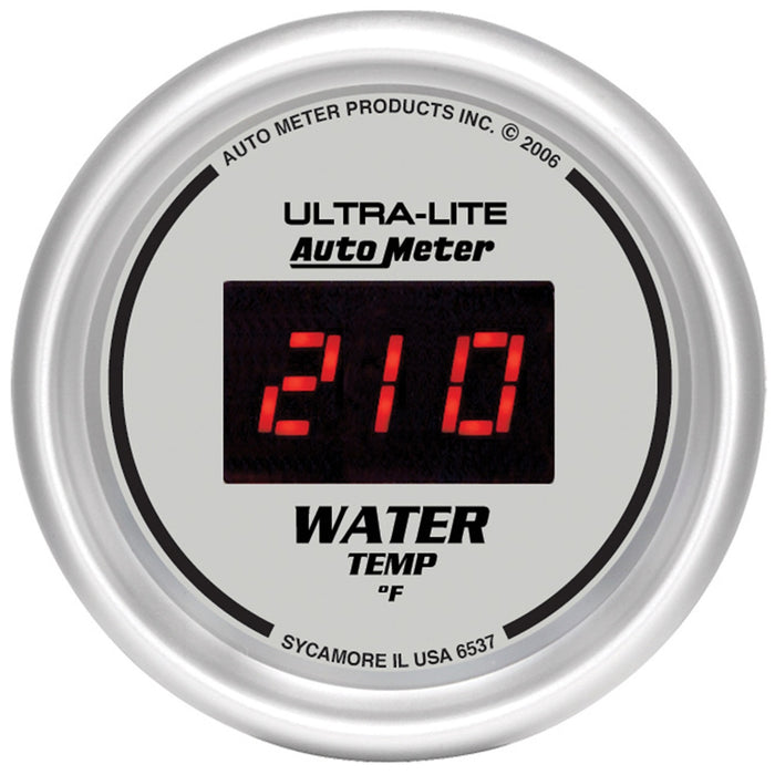 AutoMeter 6500 GAUGE KIT; 5 PC.; 3 3/8in./2 1/16in.; ELEC. SPEEDO.; DIGITAL; SILVER W/RED LED - Truck Part Superstore