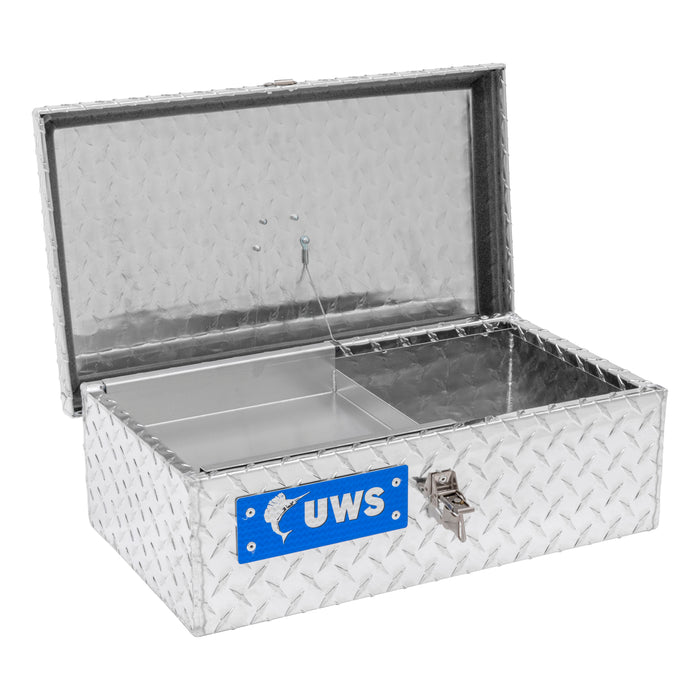 UWS TB-1 Bright Aluminum Tote Box (LTL Shipping Only) - Truck Part Superstore