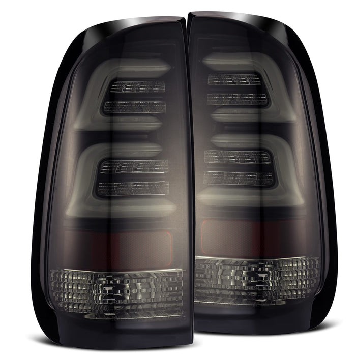 AlphaRex 654010 LED Taillights Jet Black - Truck Part Superstore
