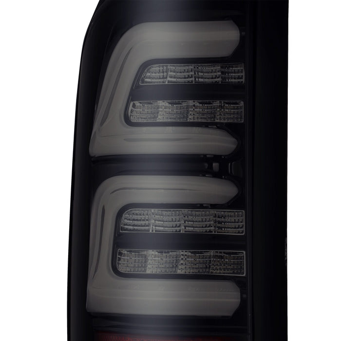 AlphaRex 654010 LED Taillights Jet Black - Truck Part Superstore