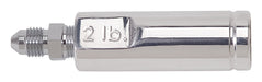 Russell 654010 Brake Residual Valve; 2 lbs. Pressure; For Use w/Disc Brakes; Polished; - Truck Part Superstore