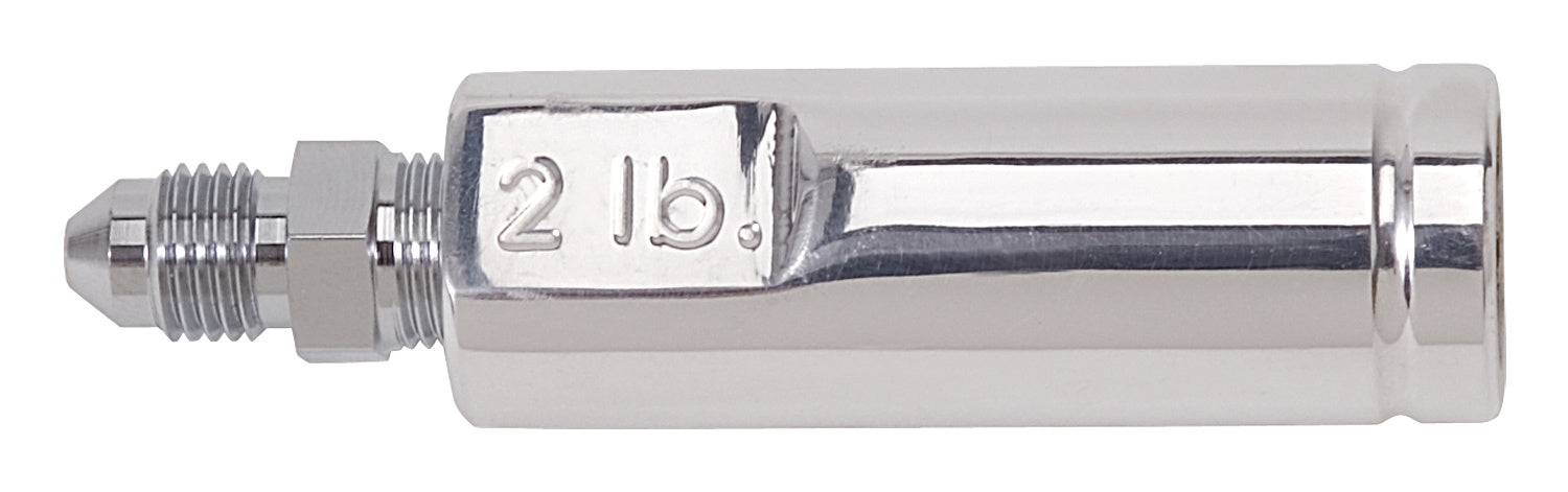Russell 654010 Brake Residual Valve; 2 lbs. Pressure; For Use w/Disc Brakes; Polished; - Truck Part Superstore