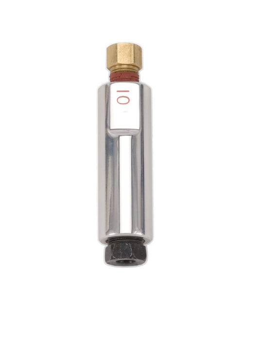 Russell 654040 Brake Residual Valve; 10 lbs. Pressure; For Use w/Drum Brakes; Polished; - Truck Part Superstore