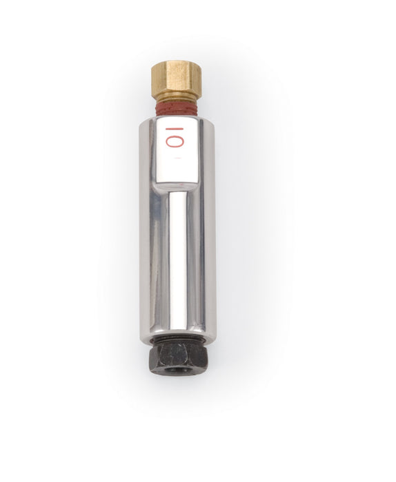 Russell 654040 Brake Residual Valve; 10 lbs. Pressure; For Use w/Drum Brakes; Polished; - Truck Part Superstore
