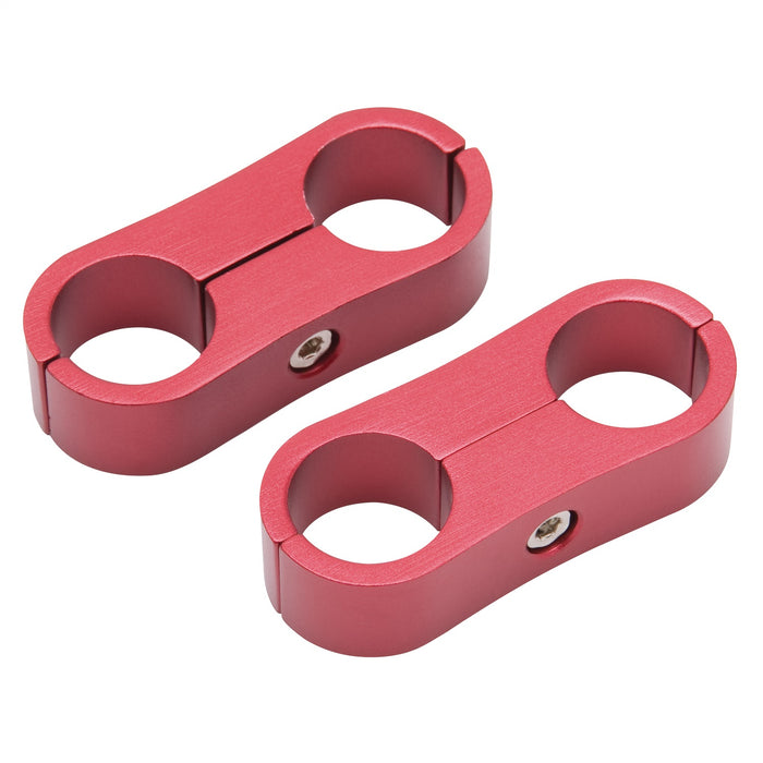 Russell 654330 Hose Separator; For -12AN Braided Hose; Red Anodized; - Truck Part Superstore