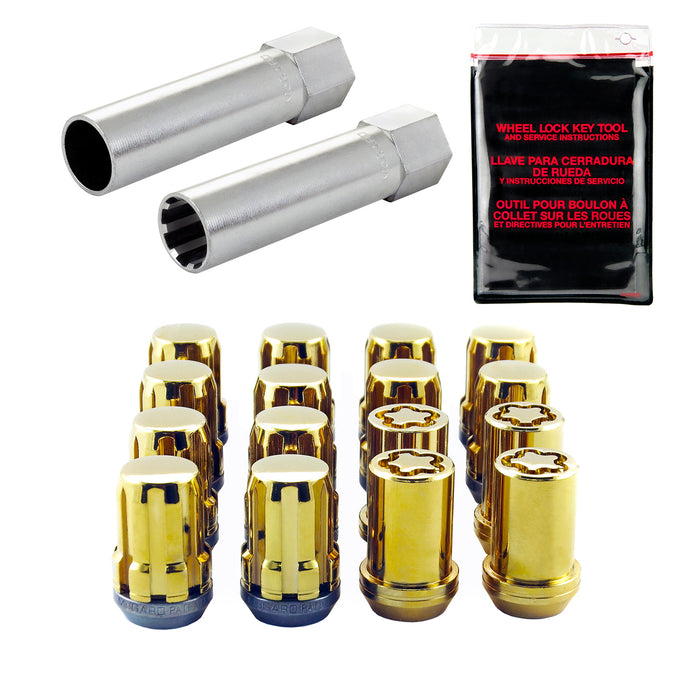 McGard 65454GD Tuner Style Cone Seat Wheel Installation Kit-Gold - Truck Part Superstore