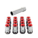 McGard 65454RCC Tuner Style Cone Seat Wheel Installation Kit-Chrome w/Red Cap-Clamshell - Truck Part Superstore