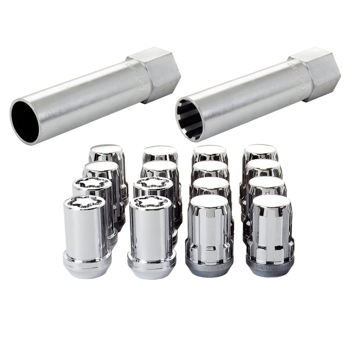 McGard 65457CN Tuner Style Cone Seat Wheel Installation Kit-Chrome-Clamshell - Truck Part Superstore