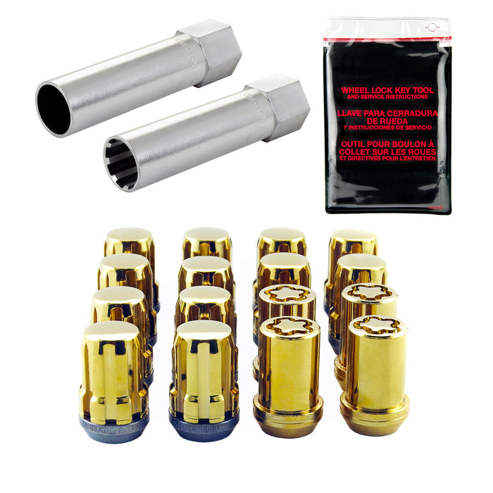 McGard 65457GD Tuner Style Cone Seat Wheel Installation Kit-Gold - Truck Part Superstore